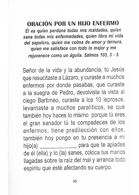 Oracion De Liberacion Y Proteccion